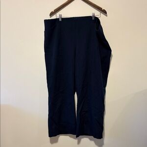 Old Navy High-Rise Navy Blue Wide-Leg Pants